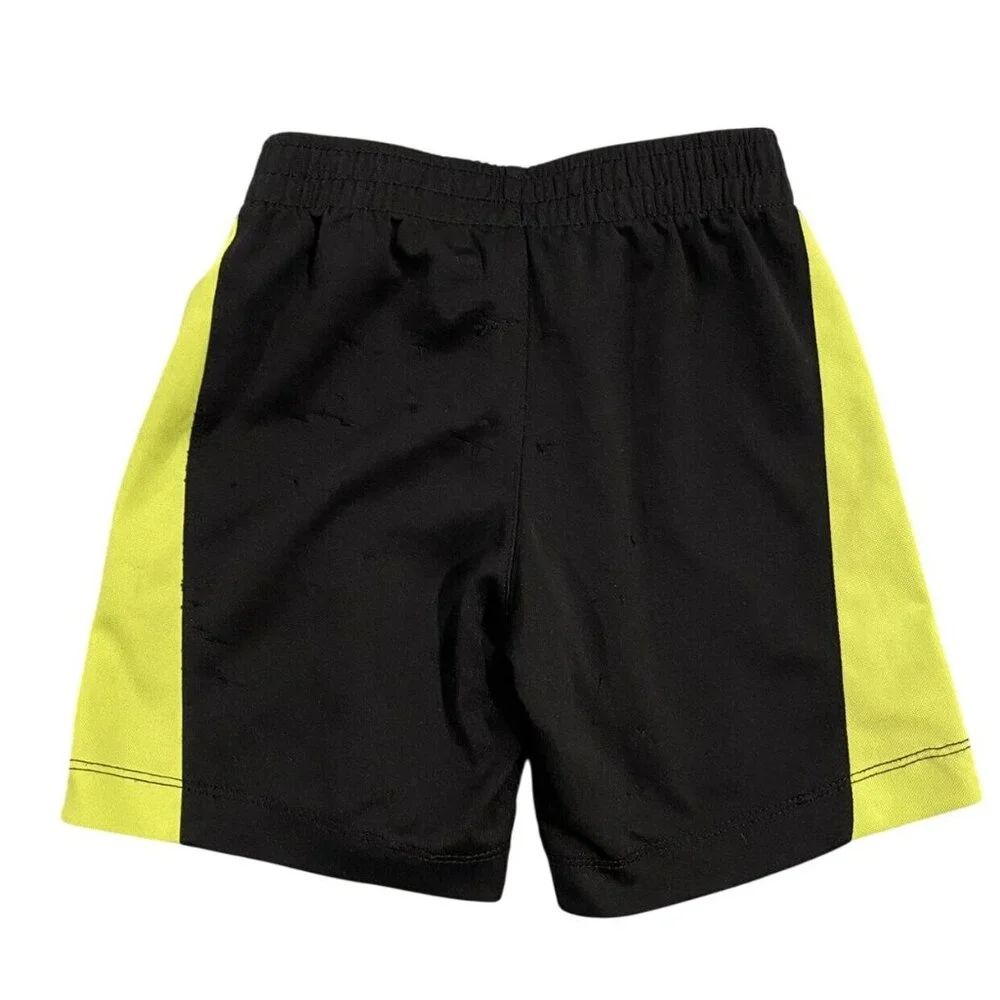 Nike 4T Black & Neon Yellow Athletic Shorts